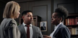 Free Businesspeople Talking Stock Photo