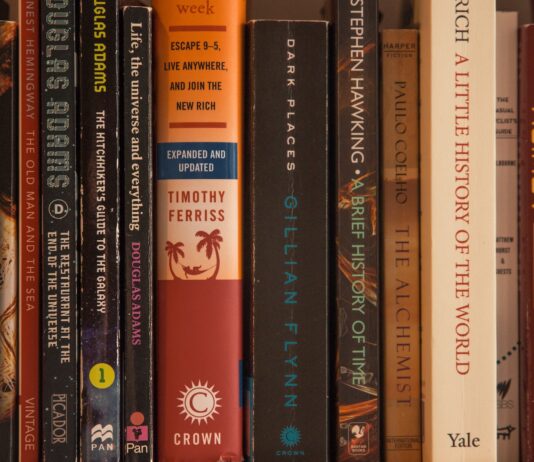 assorted-title books