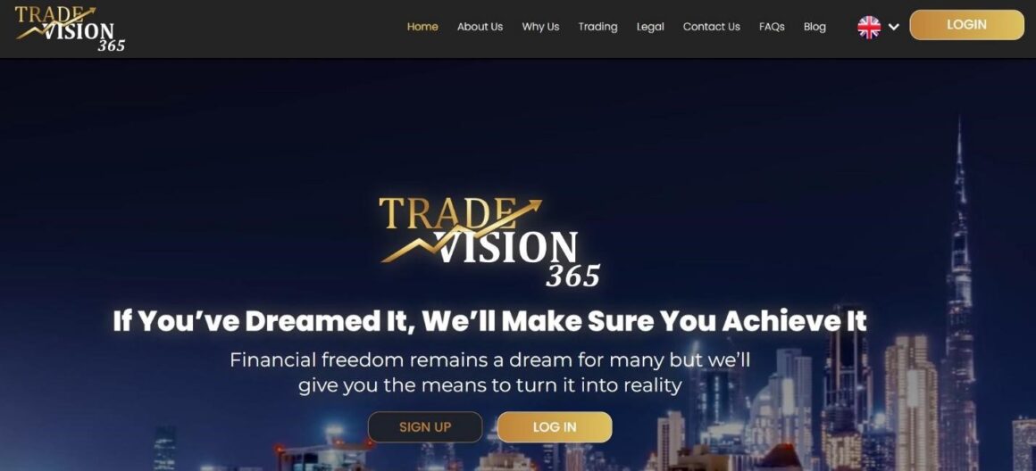 TradeVision365 website