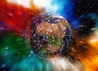 network, earth, blockchain