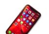space gray iphone 6 with red case