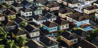 aerial photography of rural