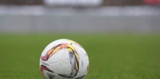 white and gray Adidas soccerball on lawn grass