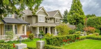 No humans scenery tree outdoors sky grass house cloud flower day building window bush door