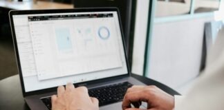 person using MacBook Pro