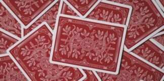 red playing cards