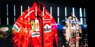 red and black printed textile