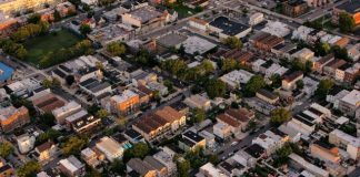 bird's eye view photography of houses