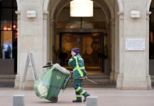 sanitation worker, city, dumpster, rubbish, urban, sanitation worker, sanitation worker, sanitation worker, sanitation worker, sanitation worker, dumpster, dumpster, dumpster, dumpster