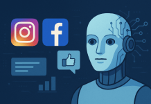 Social Plan for Instagram and Facebook in the Era of AI A robot with headphones and icons AI-generated content may be incorrect.
