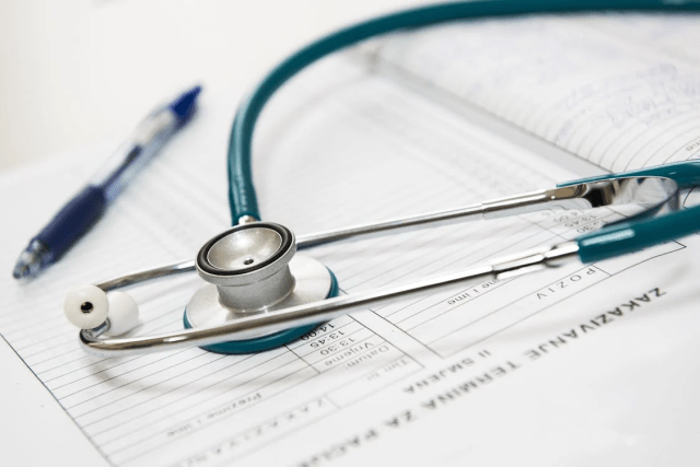 a-stethoscope-on-top-of-a-medical-form-ai-generat A stethoscope on top of a medical form AI-generated content may be incorrect.